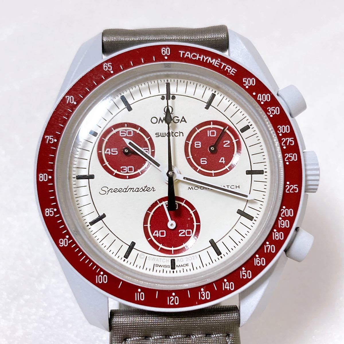 稼働品】 Swatch Omega Mission to Pluto スウォッチ オメガ 