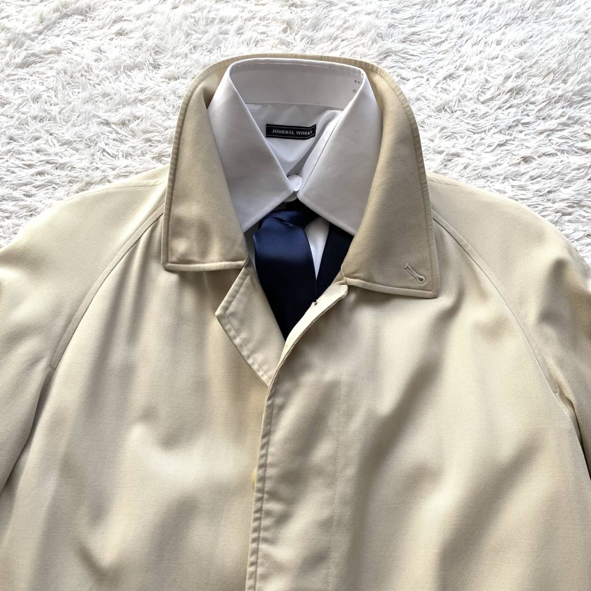 260-2◎定価20万以上！良品！L位！ バーバリー ノバチェック 比翼
