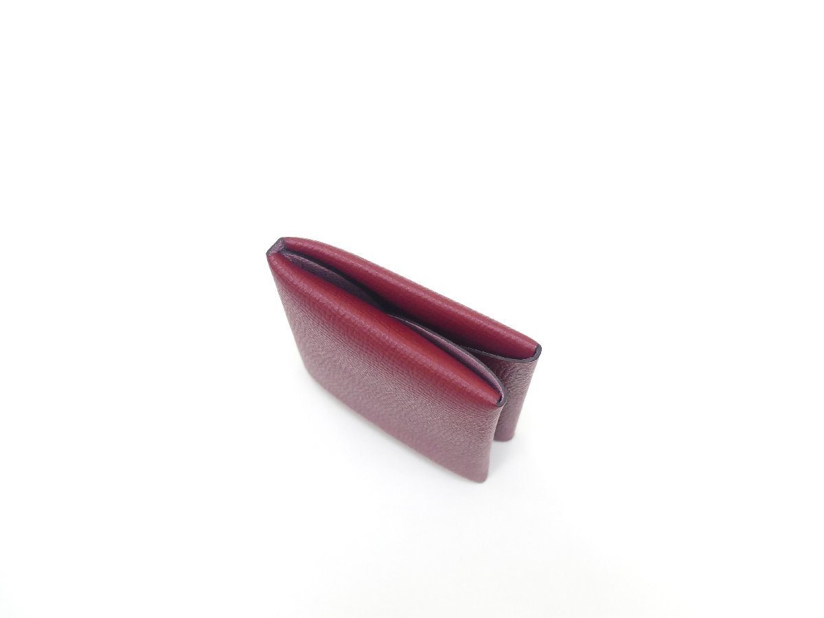 HERMES カード&コインケース カルヴィデュオヴェルソ ルージュ