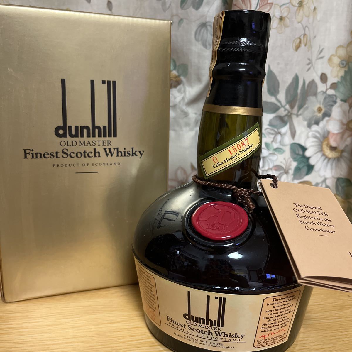 未開栓 ダンヒル dunhill オールドマスター OLD MASTER ファイネスト