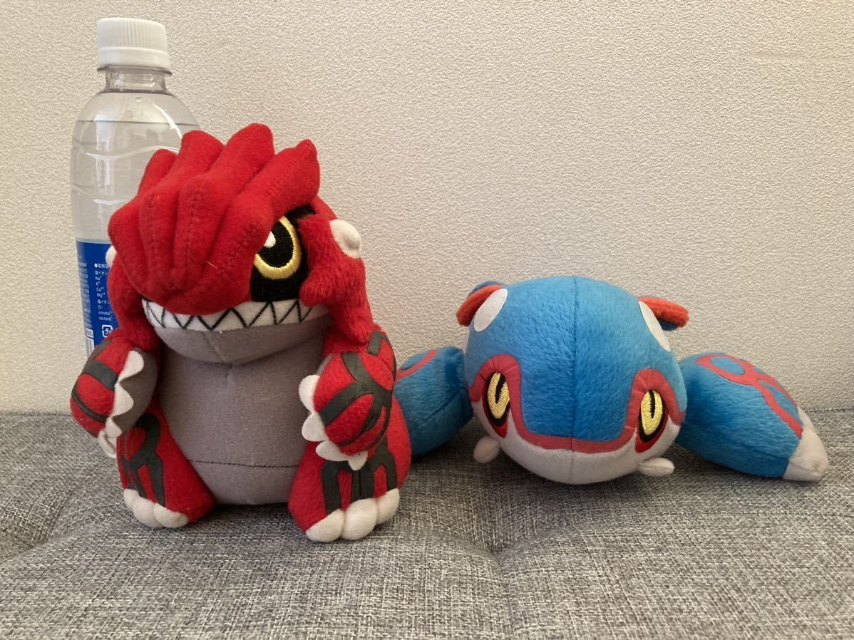 ポケモンぬいぐるみ☆グラードン☆カイオーガ☆USED☆送料込☆伝説