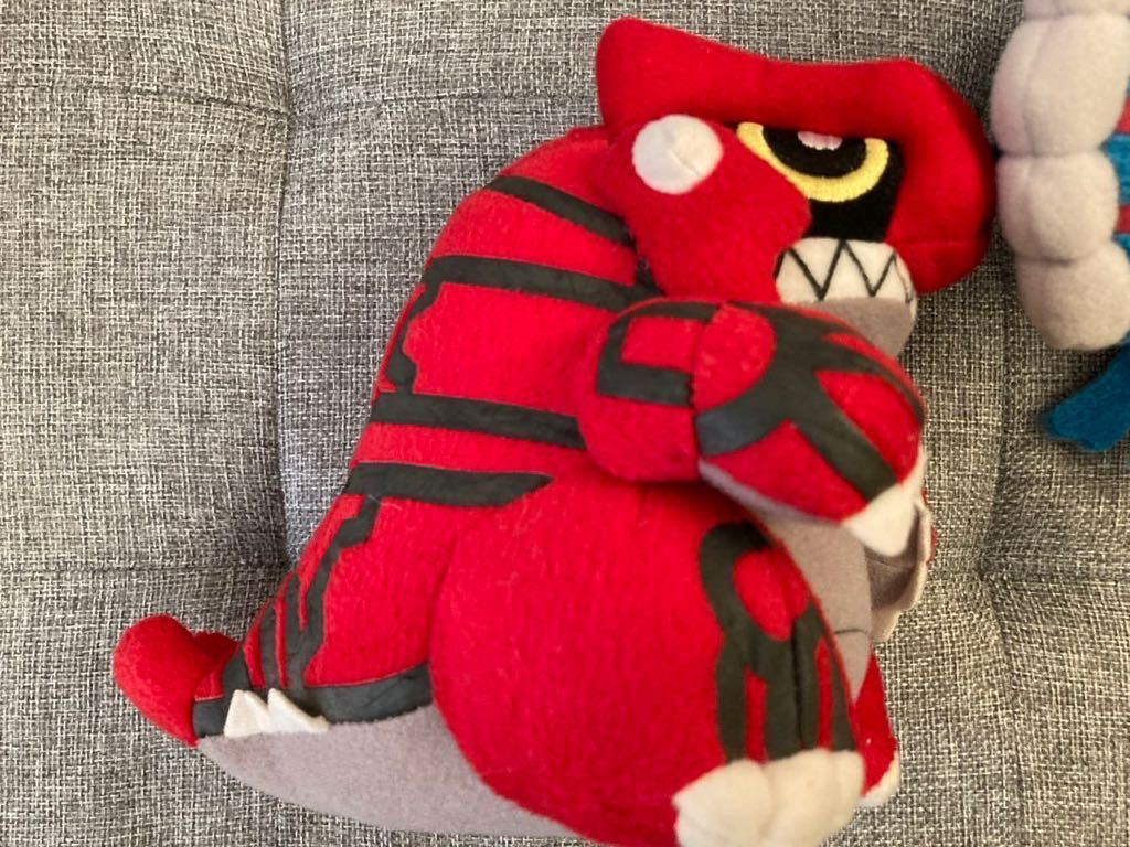 ポケモンぬいぐるみ☆グラードン☆カイオーガ☆USED☆送料込☆伝説
