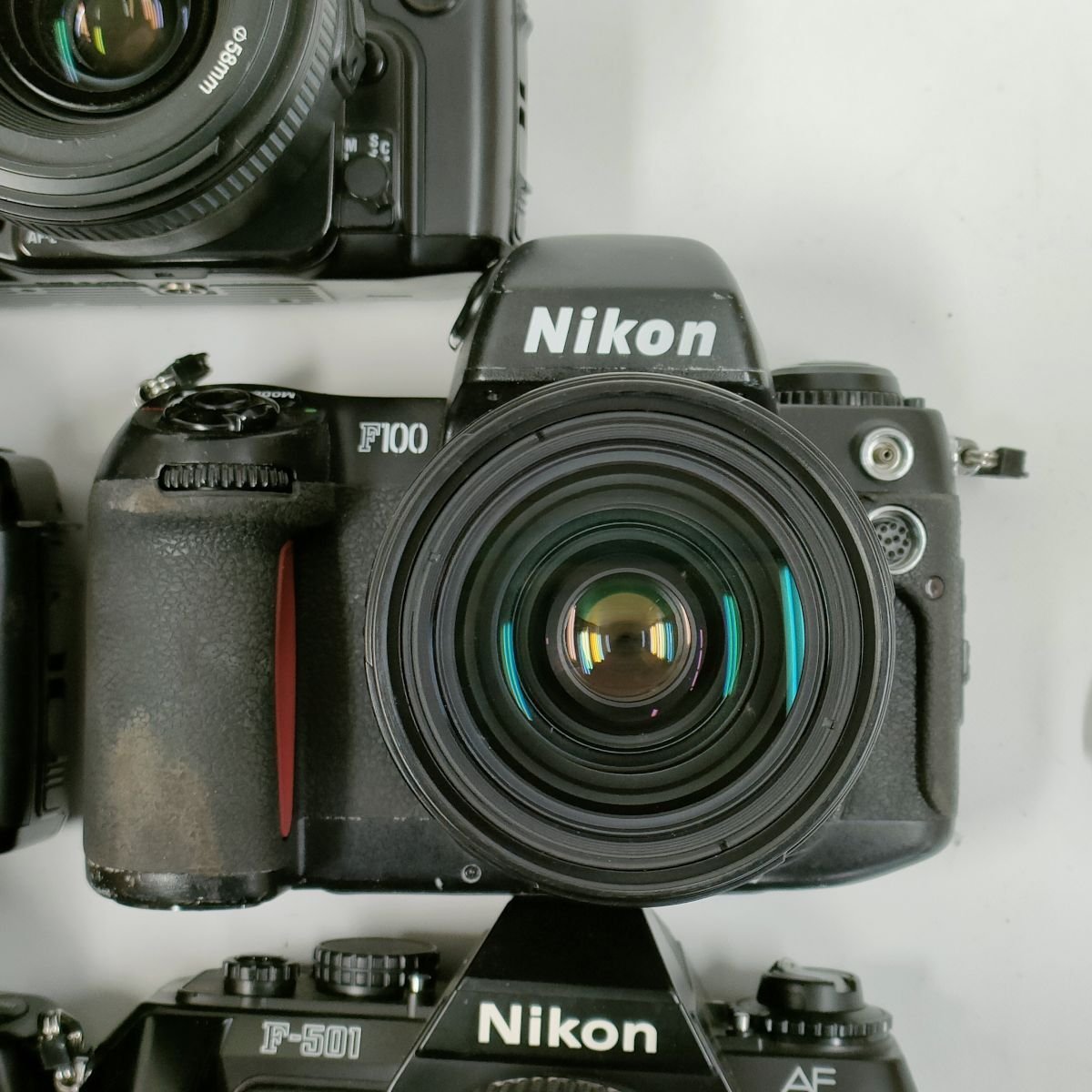 Nikon F100 F-801 F-501 + レンズ 35mm 28-85mm 35-135mm 他 一眼レフ 
