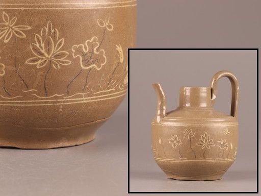 工芸品 古美術 朝鮮古陶磁器 高麗青磁 鉢 時代物 極上品 初だし品 D8440