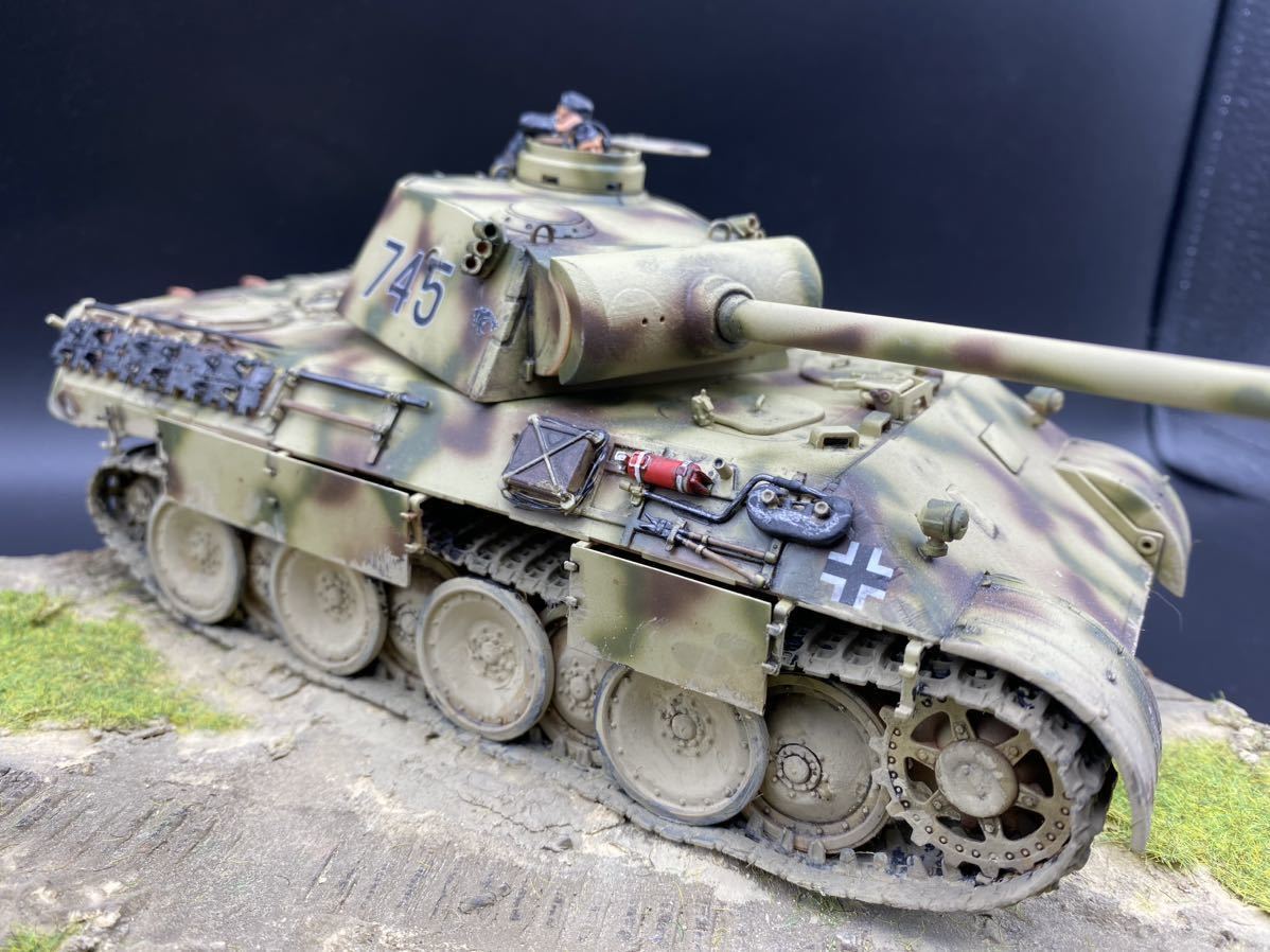 1/35 タミヤ パンターD型 ジオラマ 完成品(完成品)｜売買された