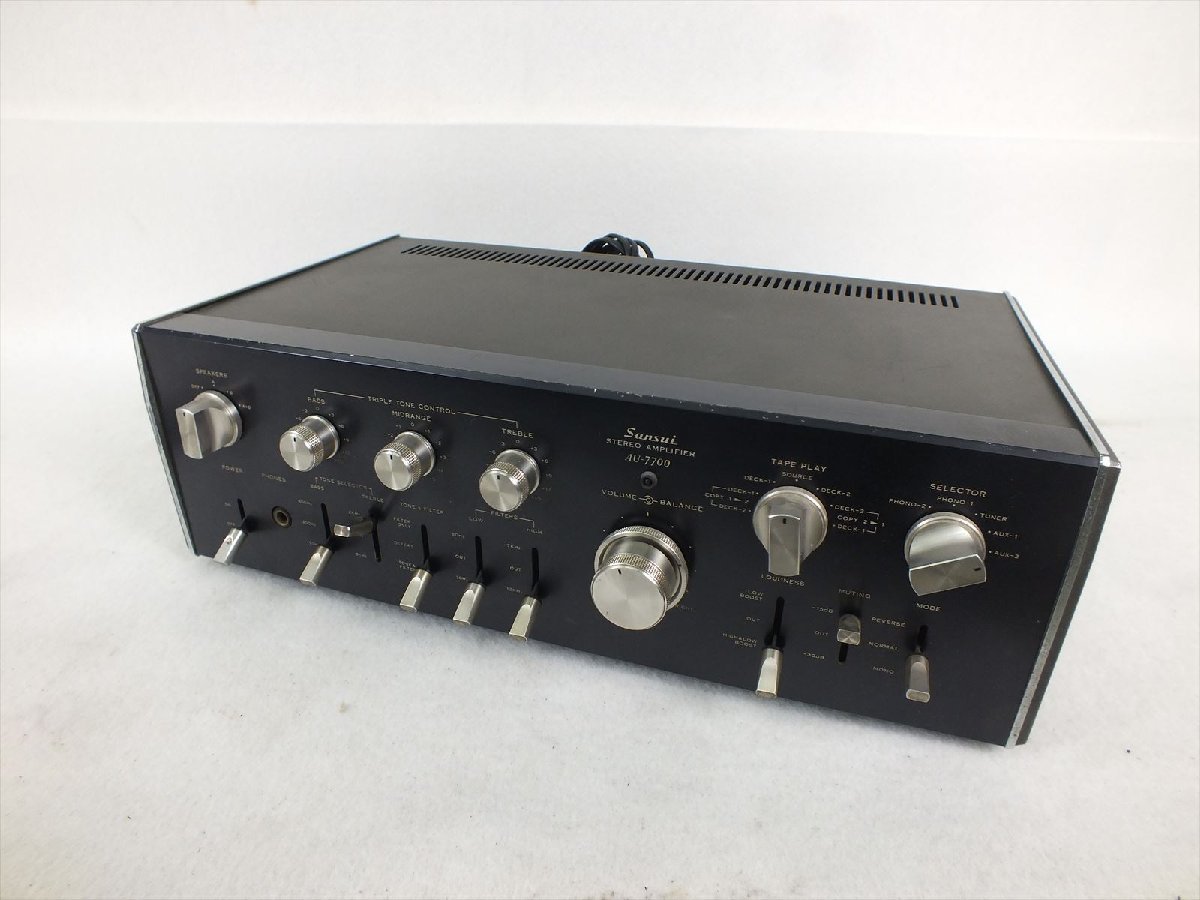 サンスイ　AU-7700 アンプ　ステレオアンプ 低価，高品質 ♪ SANSUI サンスイ AU-7700 アンプ 中古 現状品 230211T5912