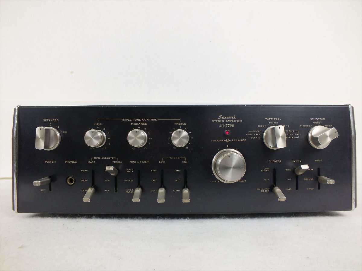 ♪ SANSUI サンスイ AU-7700 アンプ 中古 現状品 230211T5912 【公式通販】