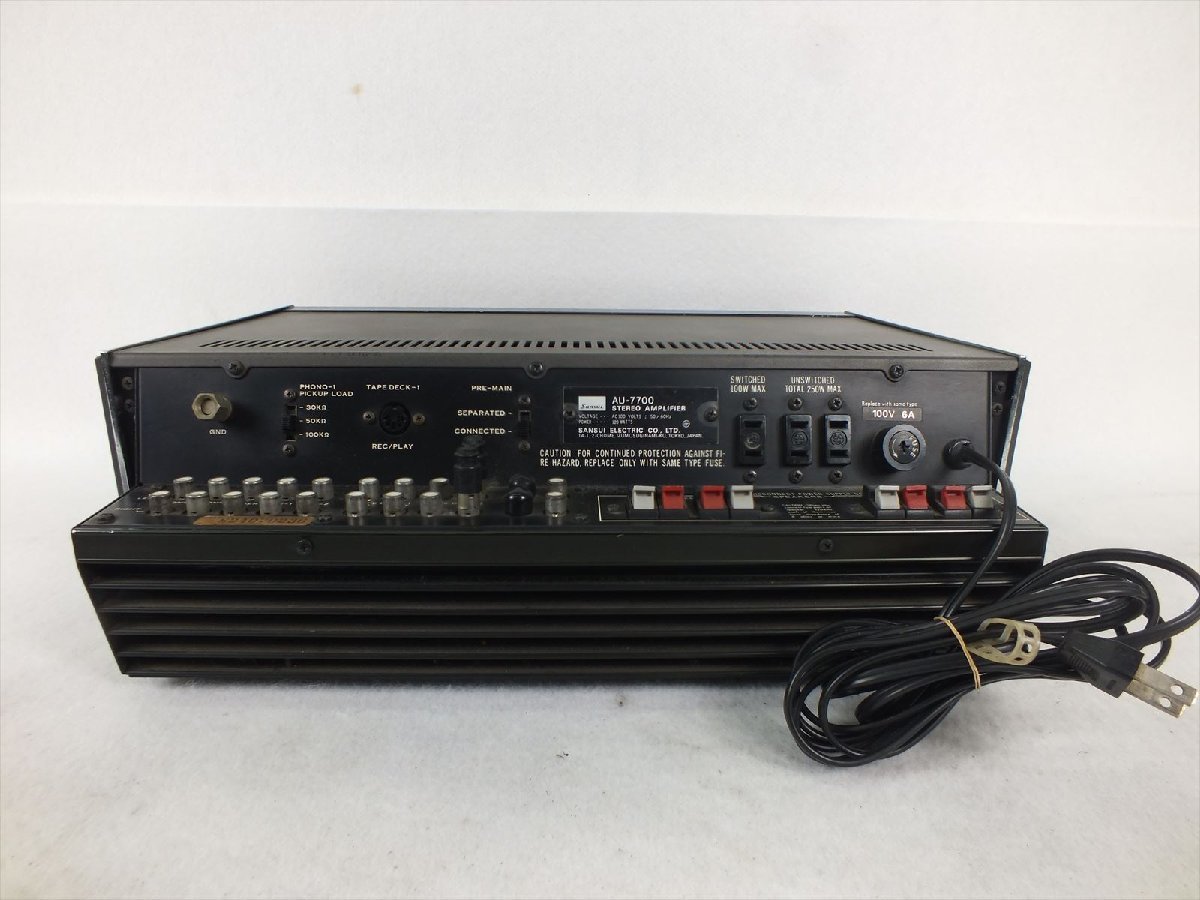 低価，高品質 ♪ SANSUI サンスイ AU-7700 アンプ 中古 現状品 230211T5912