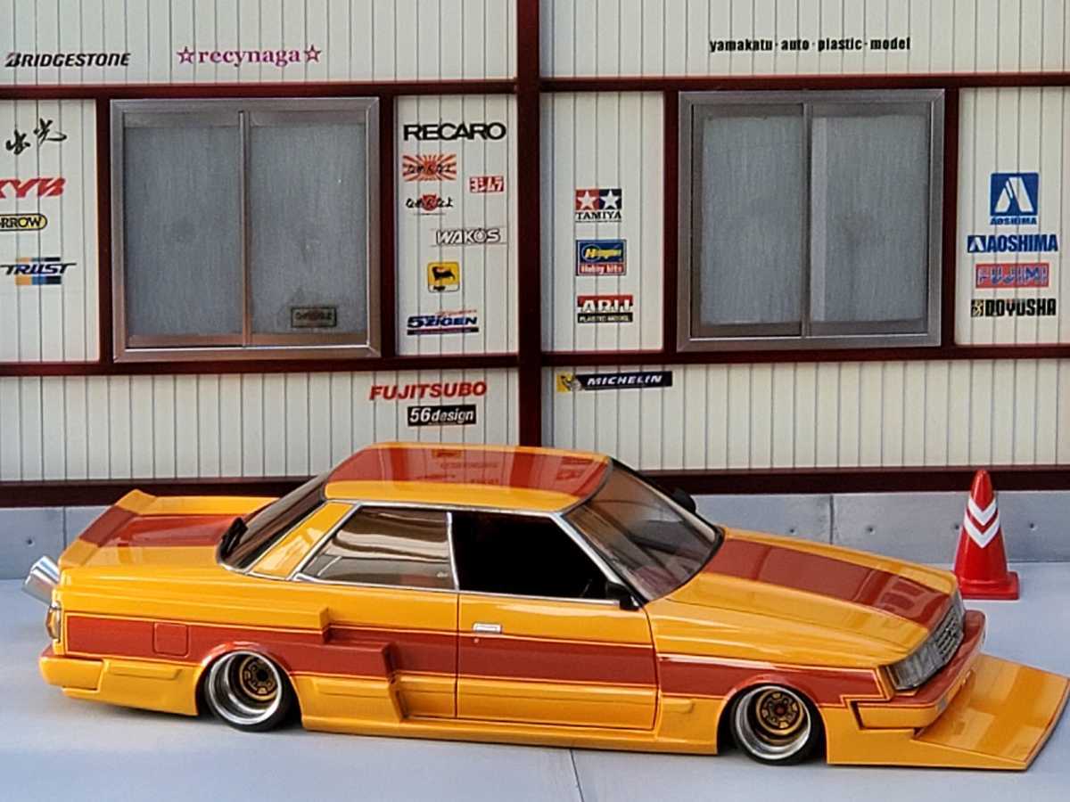 アリイ製1/24トヨタGX71マークII街道レーサーシルエット完成品(完成品 