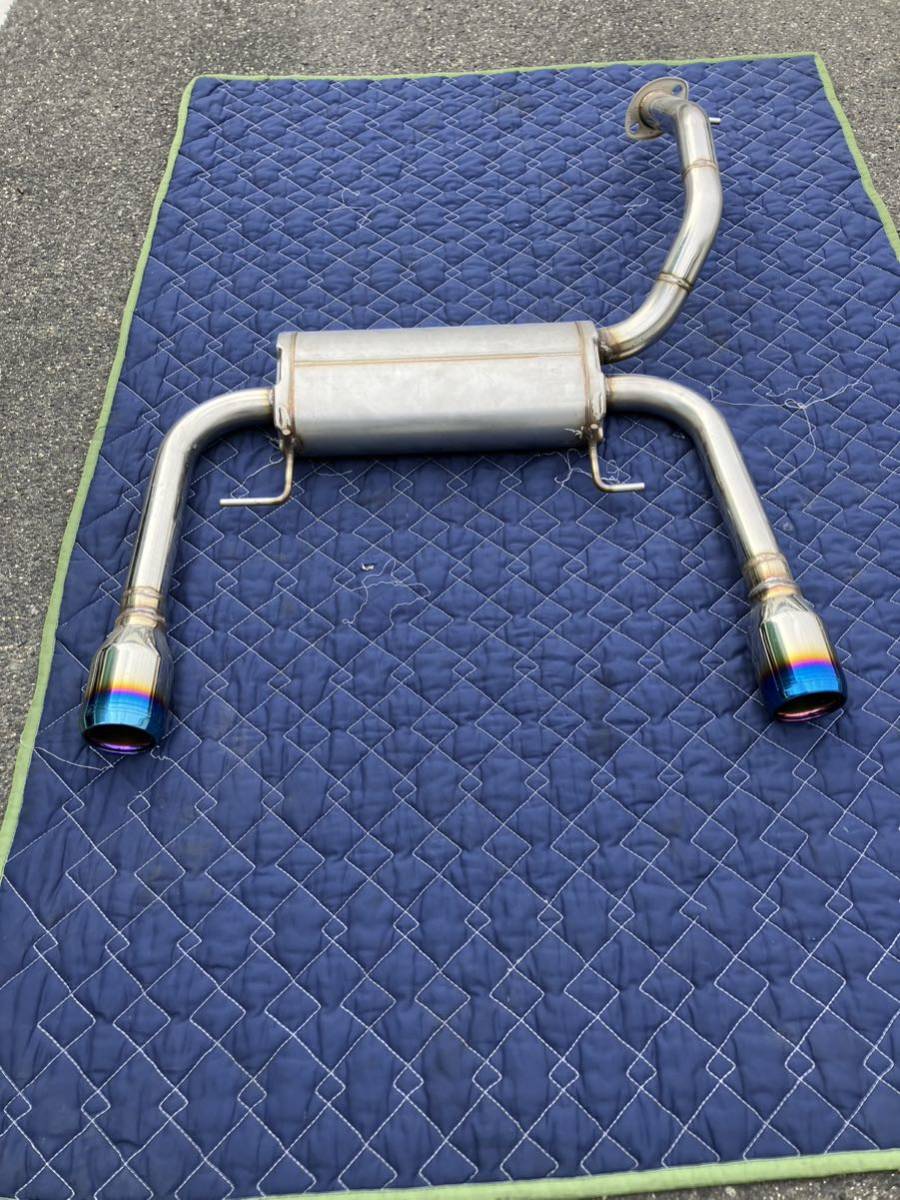 ダイハツ　コペン現行　ワンオフ純正タイコ未使用マフラー