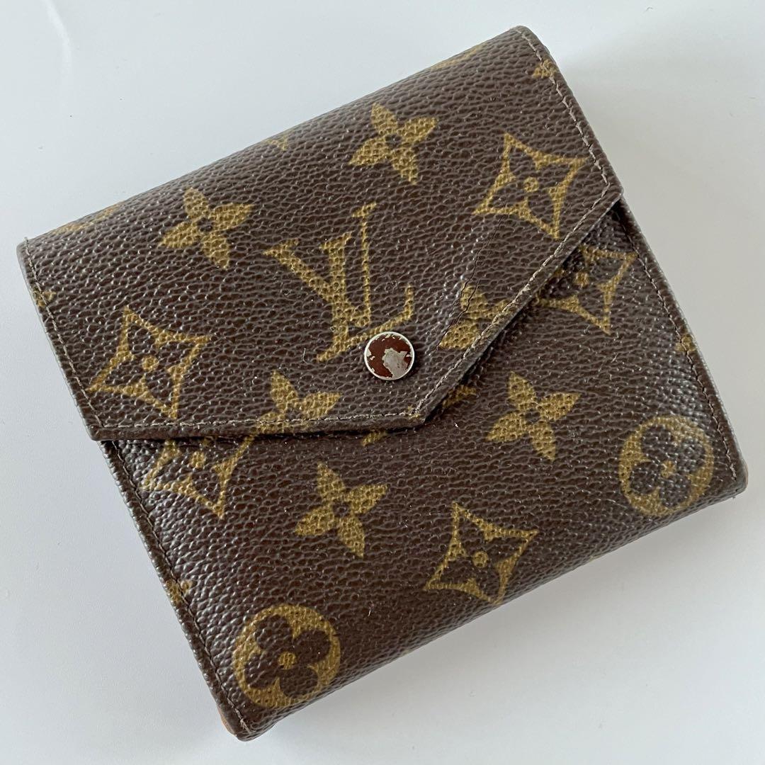 送料無料 ルイヴィトン LOUIS VUITTON モノグラム 三つ折り財布
