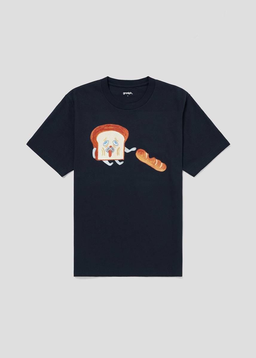 グラニフ パンどろぼう まずい TシャツM 新品(イラスト、キャラクター
