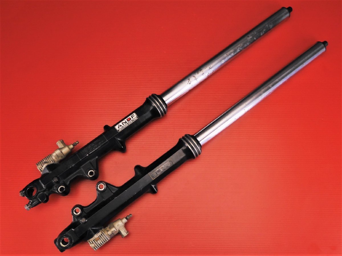 評価A】送料0円◇ GSX400FW GK71A 当時物 実動 純正 フロントフォーク 
