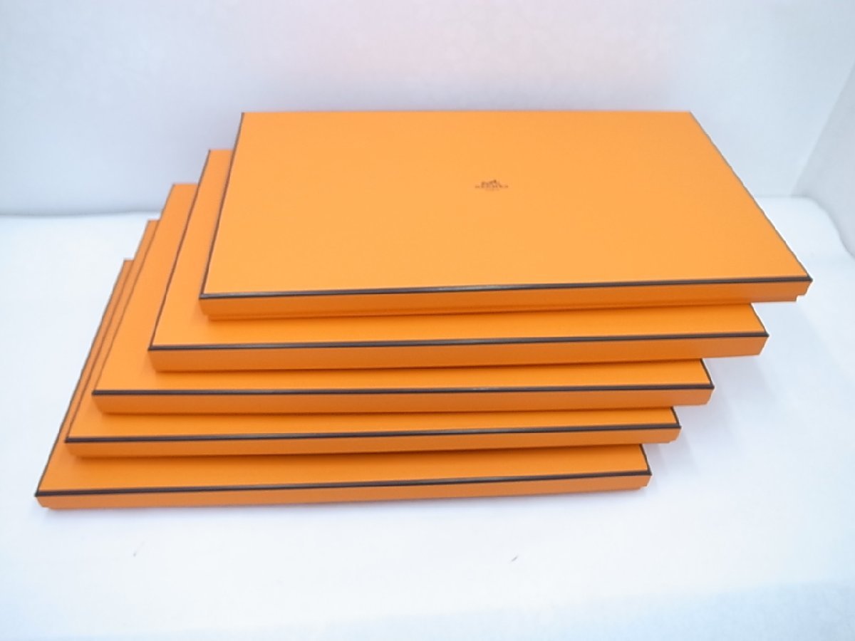 エルメス 空箱 スカーフ等 5個セット 内寸 38×22×2 空き