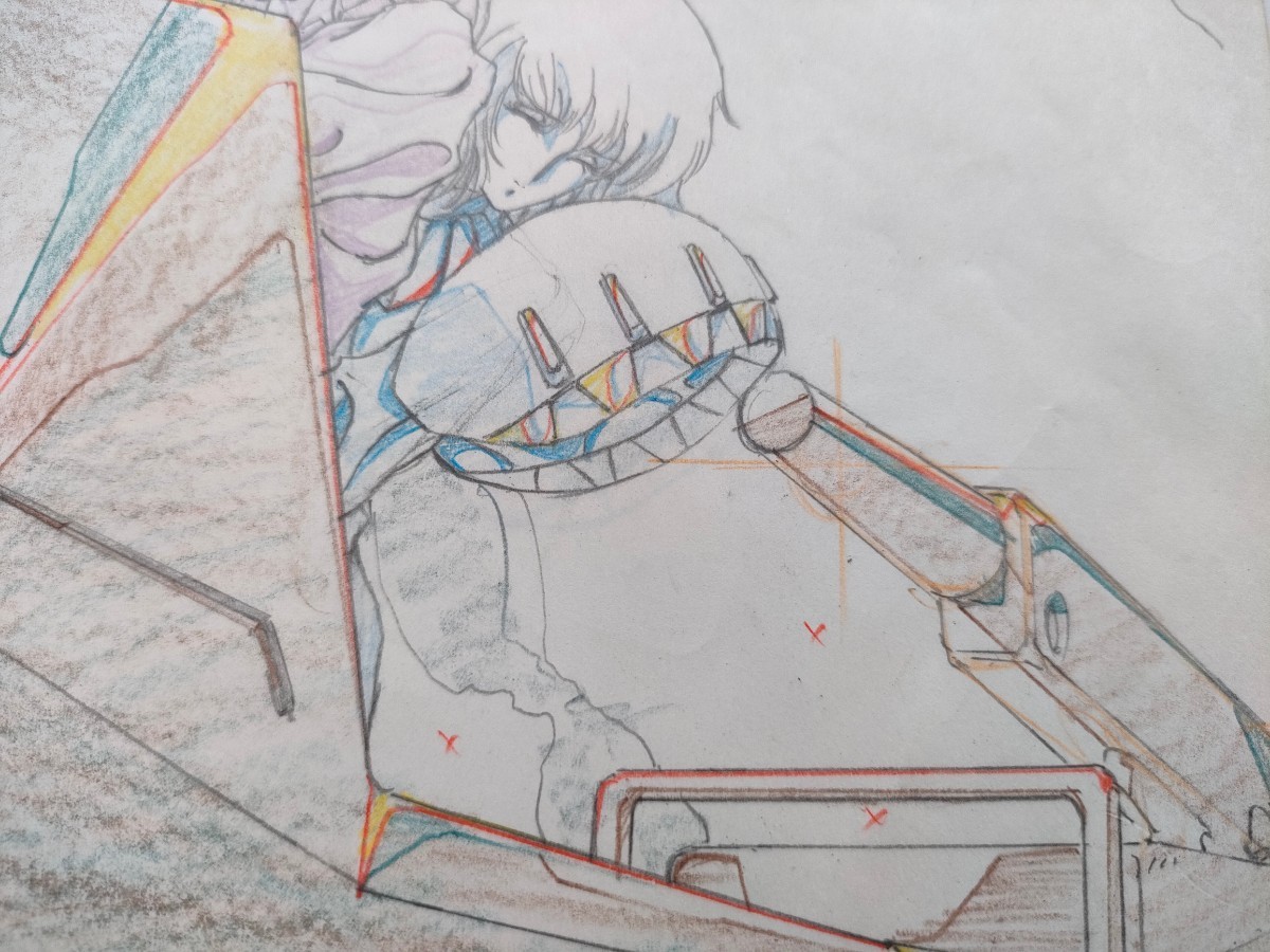短時間大幅値下　ファイブスター物語　ラキシス　直筆　原画　永野護　セル画　アニメ 劇場版 ファイブスター物語 ラキシス 直筆 原画 セット 直筆 永野 護