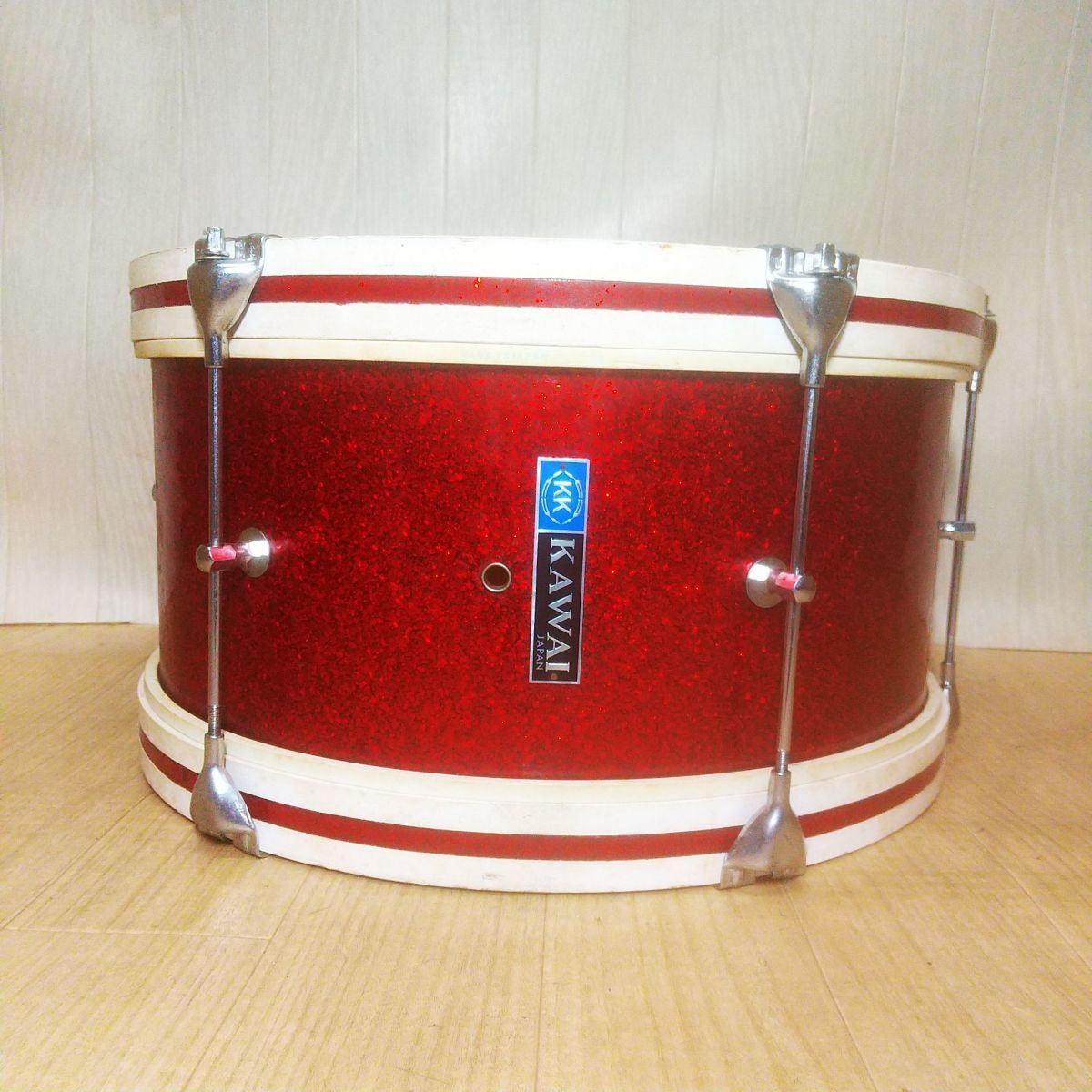 X324-U30-374 KAWAI JAPAN カワイ楽器 大太鼓 マーチングドラム 鼓笛隊
