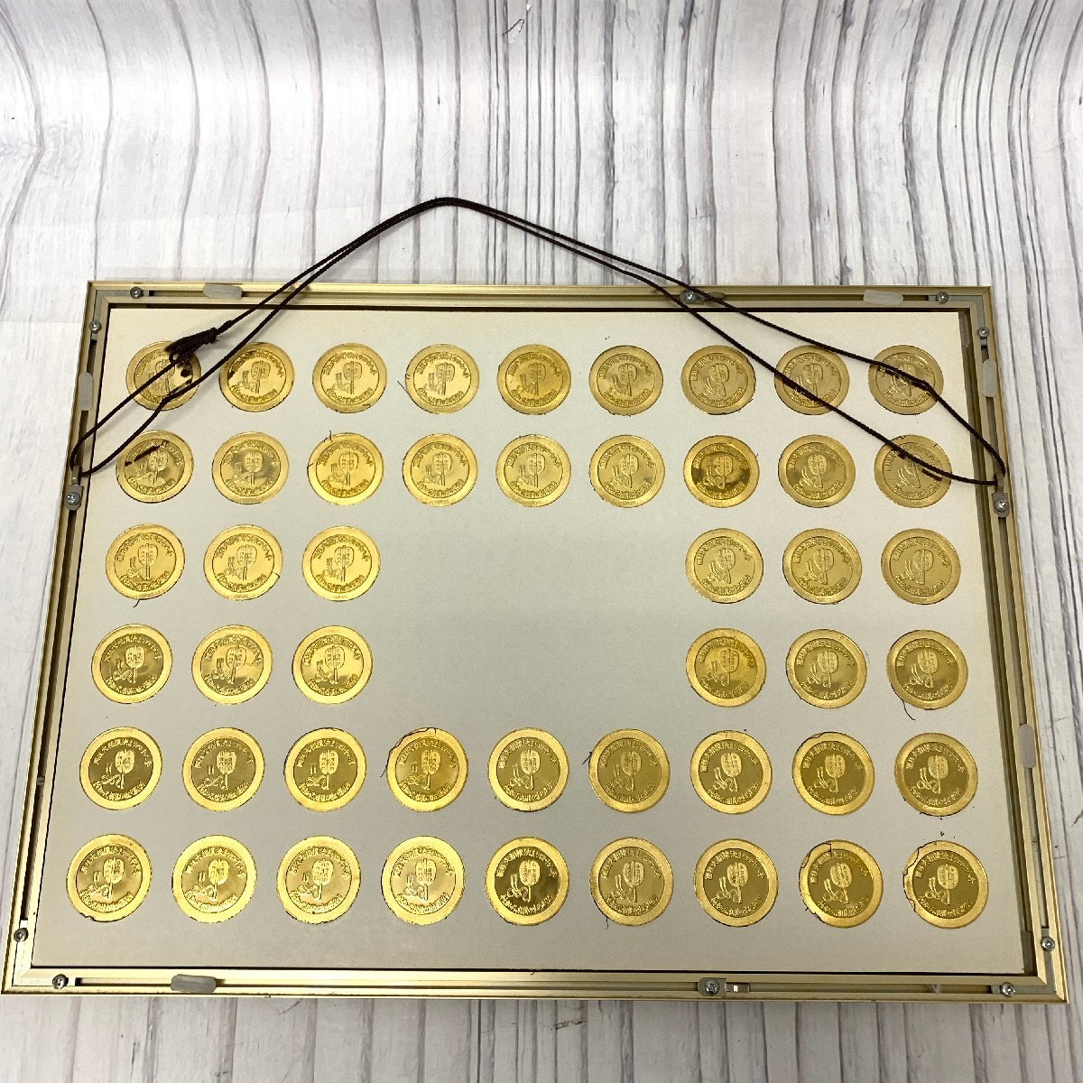 四十八手 相撲技決まり手 メダル 額装品 【公式通販】
