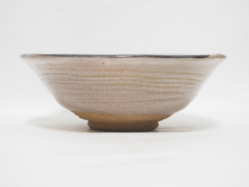 A1362 京焼 浅見与し三 作 平茶碗 ☆ 茶道具 茶器 茶懐石 茶事 茶碗 夏