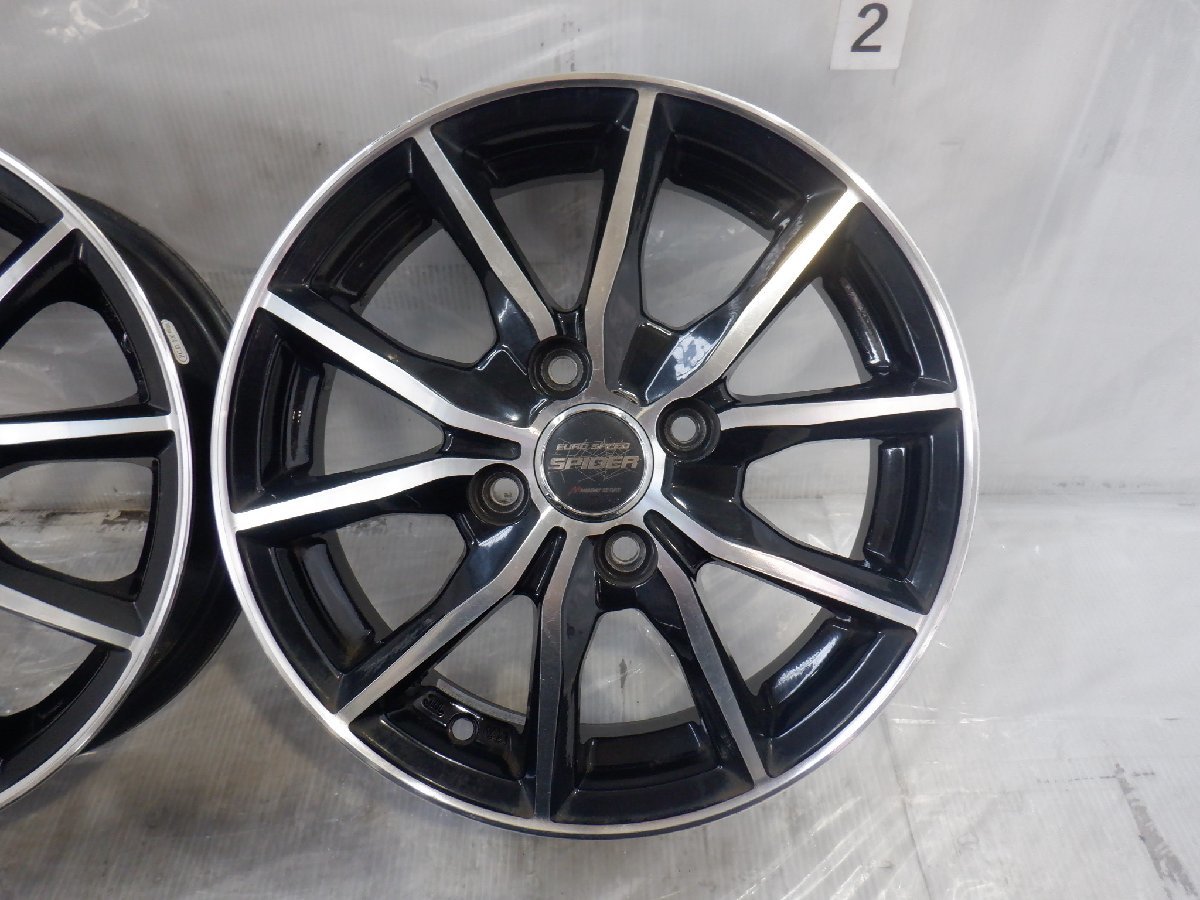 4H 100 4.5J +43 14インチ 社外品 MANARAY SPORT EuroSpeed SPIDER 