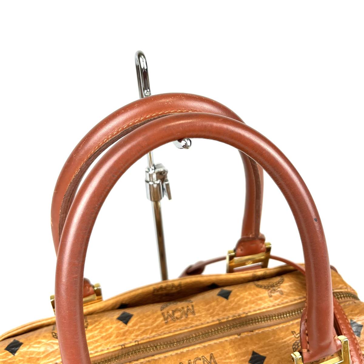極美品 MCM ロゴ金具 2WAY レザー ショルダーバッグ | CONTRALINEA.NET