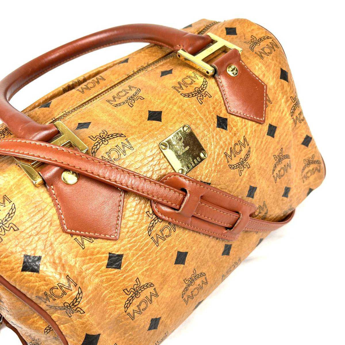 極美品 MCM ロゴ金具 2WAY レザー ショルダーバッグ | CONTRALINEA.NET