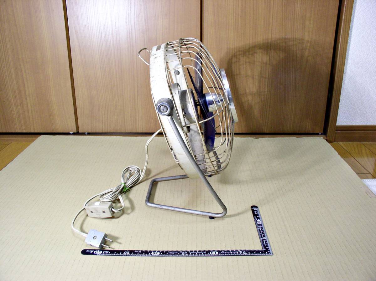 ☆昭和レトロ 希少 近未来型 ロータリー 日立 卓上扇風機 HITACHI DE5A