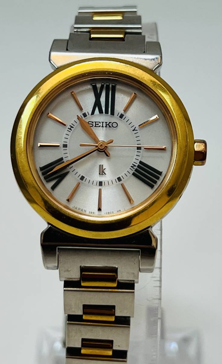中古品》SEIKO(セイコー)LUKIA(ルキア)SSVE080 ソーラー電波 腕時計 