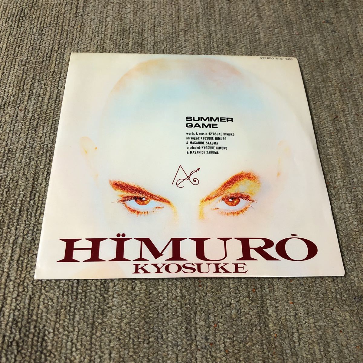 ステッカー付 氷室京介/ANGEL 中古EP シングルアナログレコード 他3枚