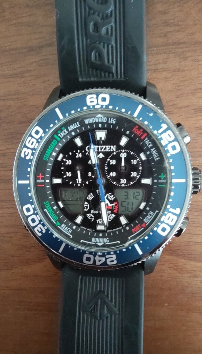 シチズン エコ・ドライブ MARINEシリーズ ヨットタイマー 1600本限定