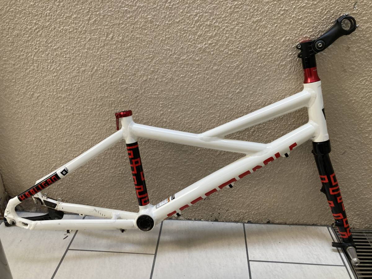 傷あり 品キャノンデール フーリガン フレーム ホイールセット