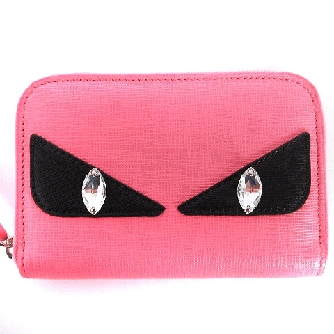 未使用品 フェンディ FENDI モンスター バグズアイ コインケース 小銭