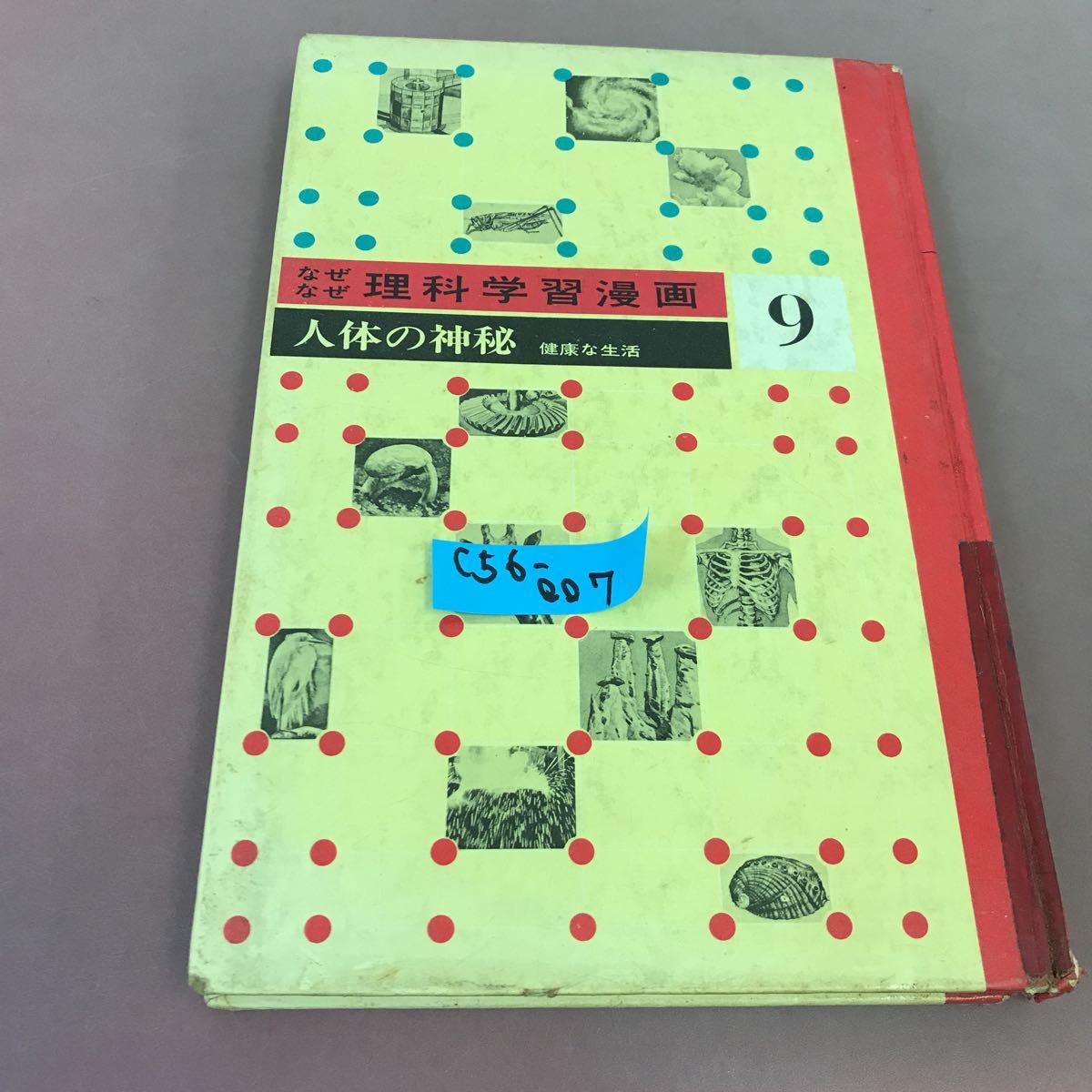 C56-007 なぜなぜ理科学習漫画 9 人体の神秘健康な生活 集英社 破れ 