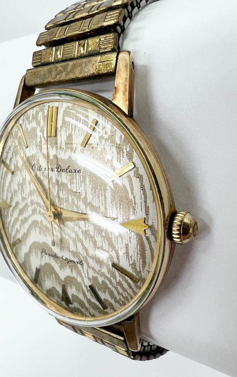 CITIZEN シチズン Deluxe PARASHOCK 14K GOLD FILLED 150787 手巻き 