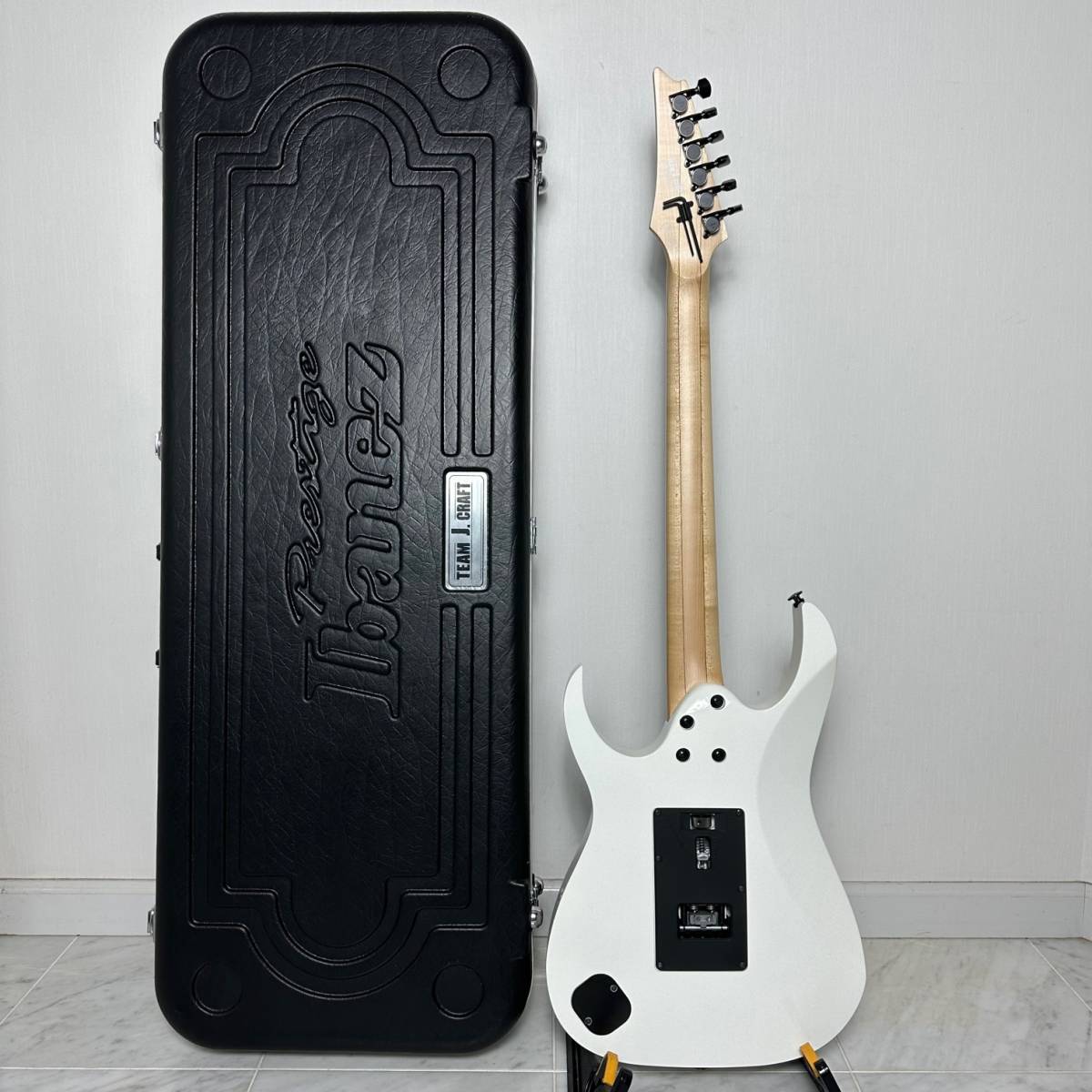 美品 Ibanez Prestige RG2550Z GW エレキギター 日本製 フジゲン GOTOH 