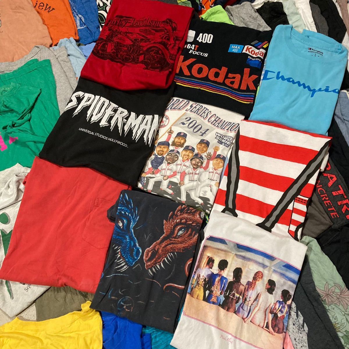 【洗濯済み】US古着 メンズ Tシャツ まとめ売り 古着卸100枚SizeMix 楽天市場】アメリカ古着 半袖プリントTシャツ 10枚セット アソート