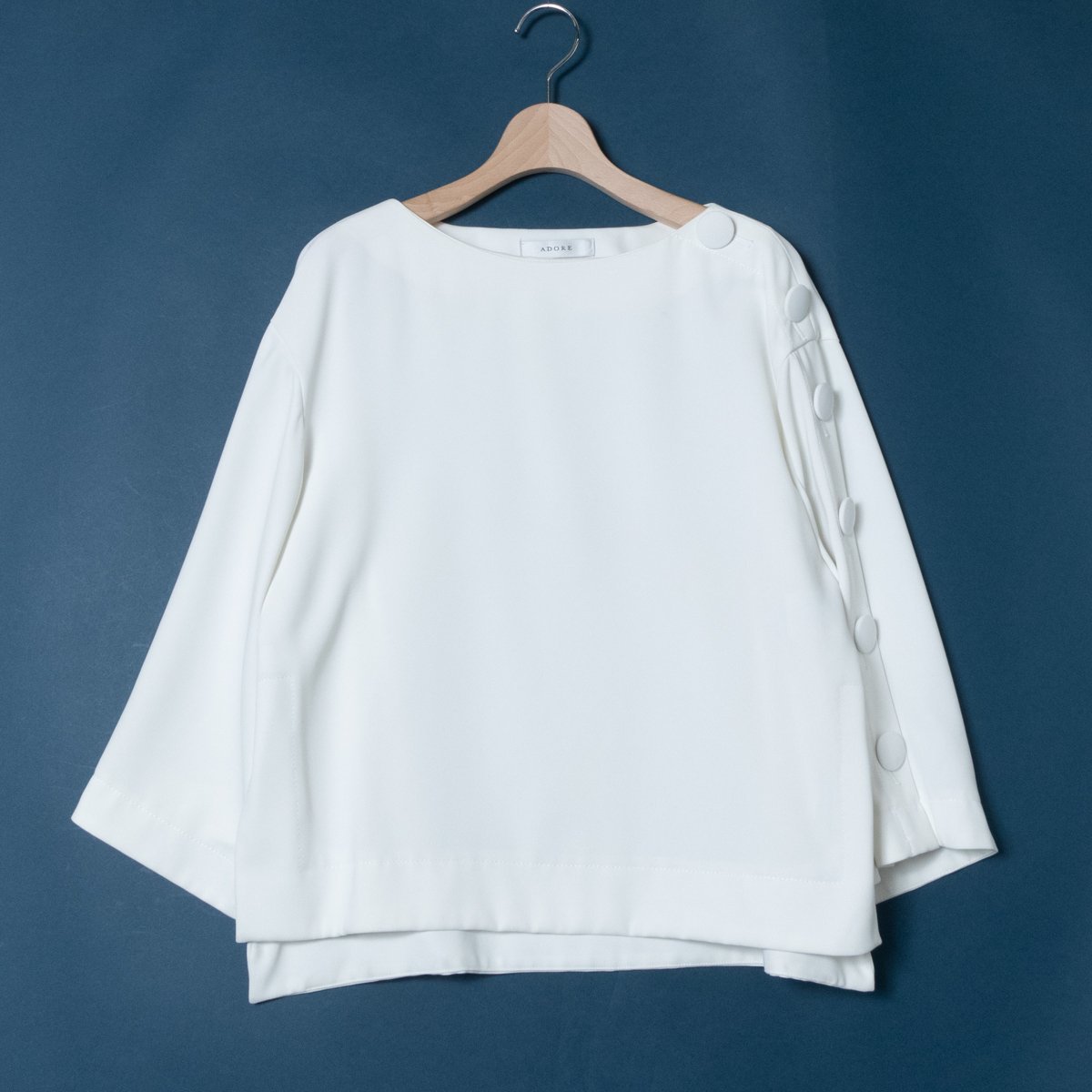 ADORE トップス 38 ADORE アドーア ブラウス 長袖 無地 トップス 38 