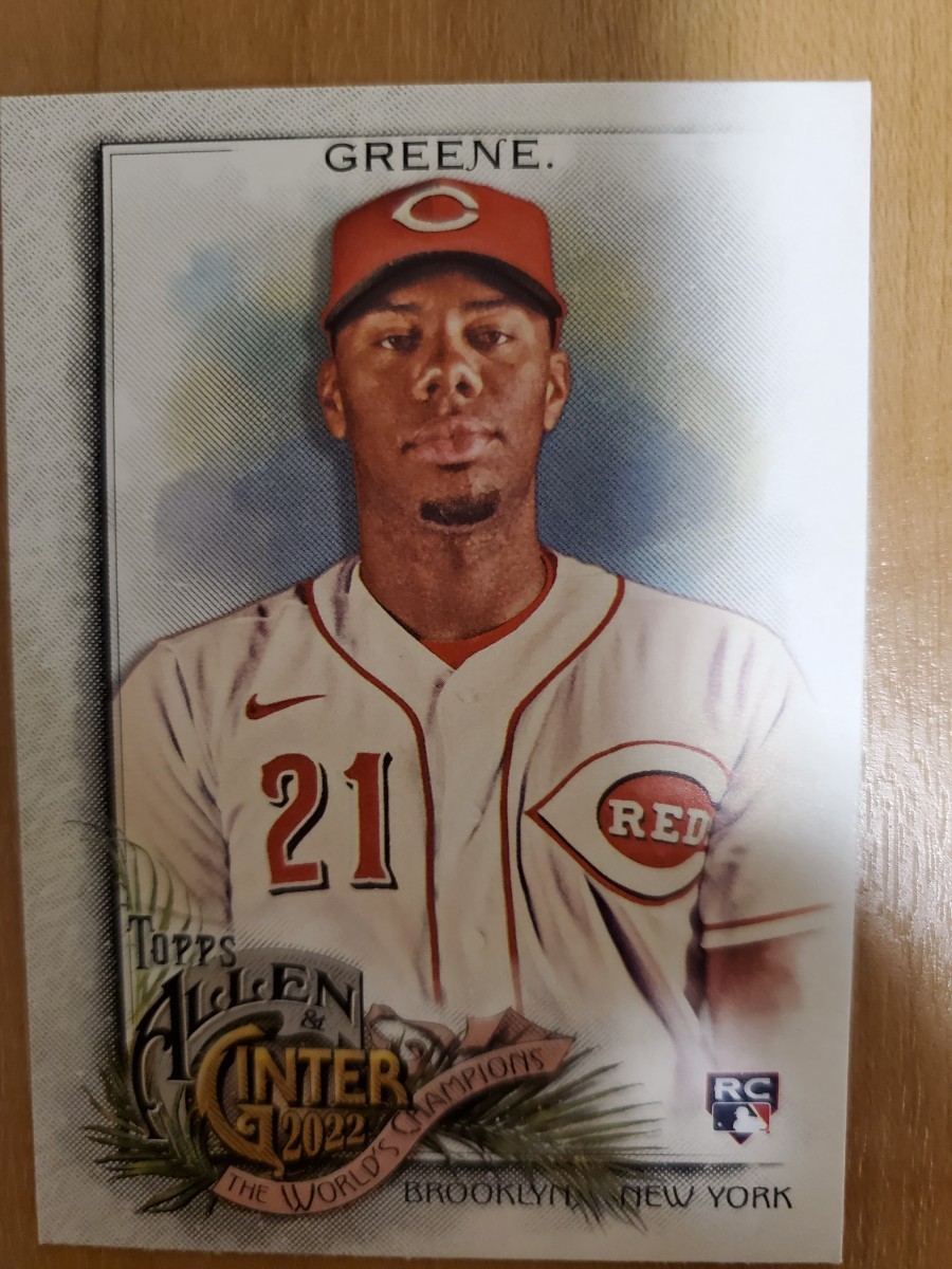 hunter Greene Topps Allen&ginter 2022 MLB ハンター・グリーン 
