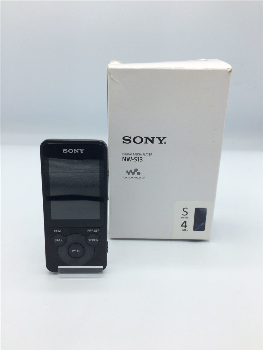 SONY◆デジタルオーディオプレーヤー(DAP) NW-S13 (B) [4GB ブラック]