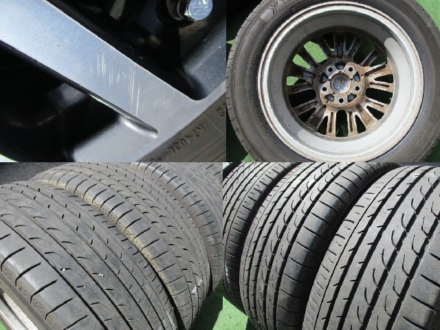 溝有り 日産 C26 後期 セレナ ハイウェイスター 純正 ホイール タイヤ