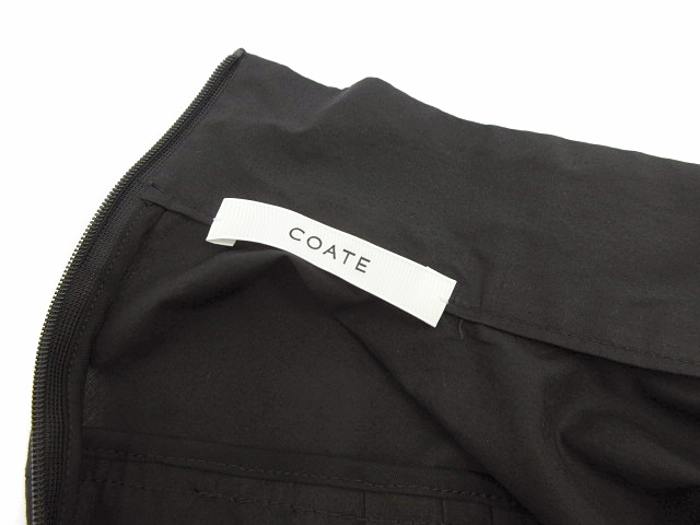 コート COATE Fukuya Chiharu Design ブラウス シャツ 立体裁断 タック 
