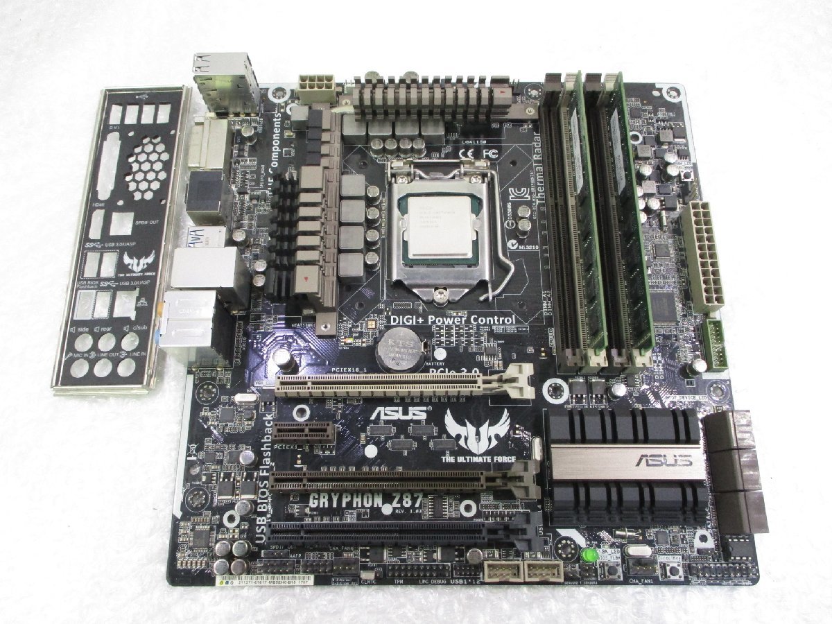 Lga 1150 Asus Gryphon Z87 Motherboard ASUS TUF Series GRYPHON Z87
