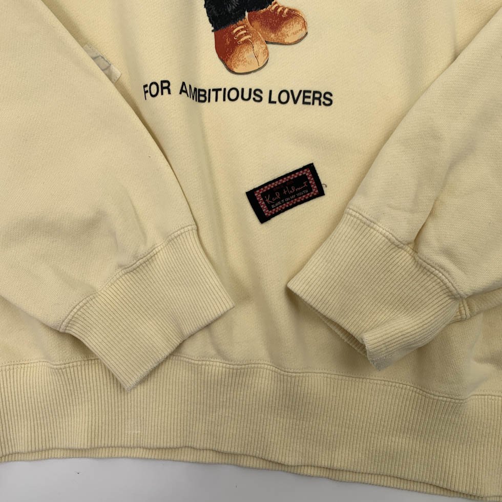 GOODデザイン!!◇Karl Helmut カールヘルム 猫プリント トレーナー