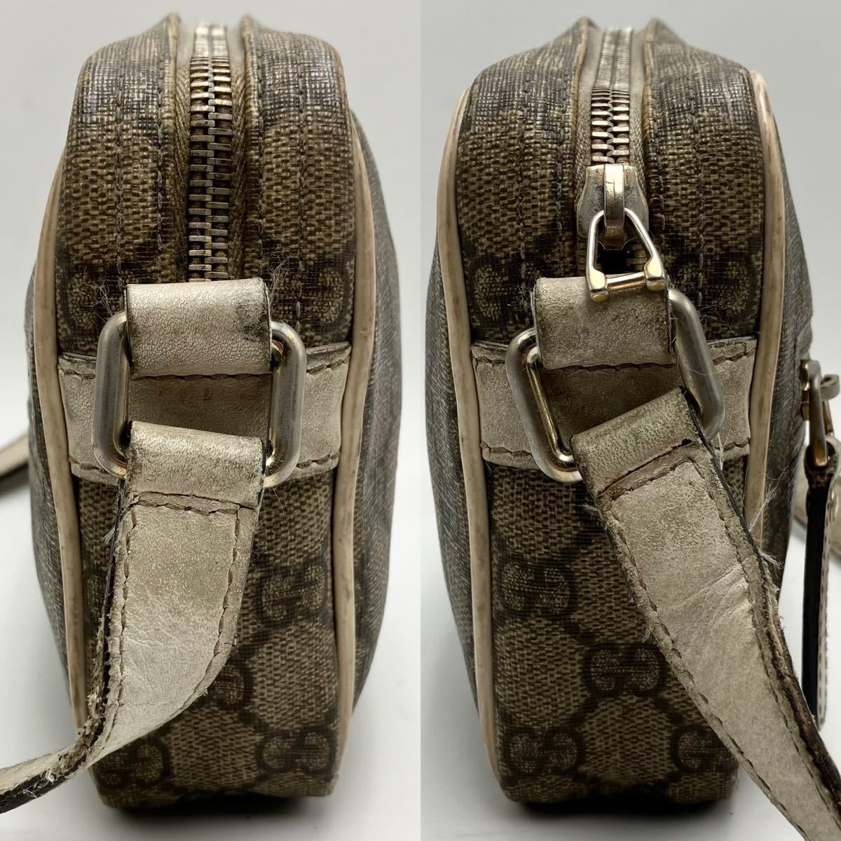 ショルダーバッグ オールドグッチ 斜めがけ グッチ GUCCI GG柄 レア 