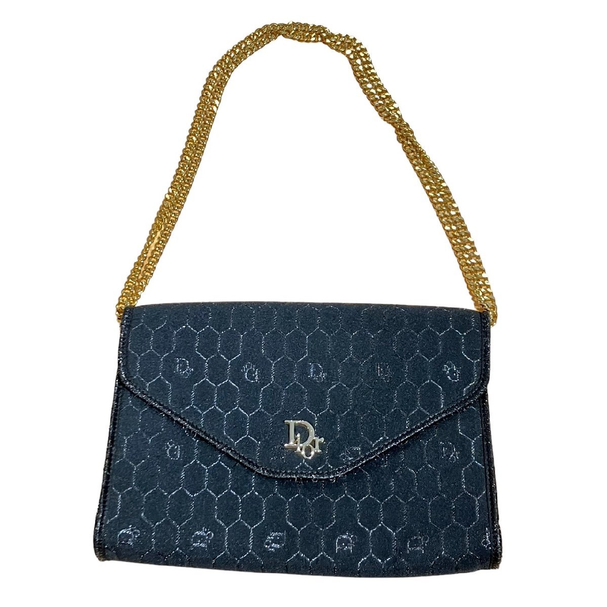Dior ディオール ヴィンテージ チェーンショルダーバッグ CDロゴ 