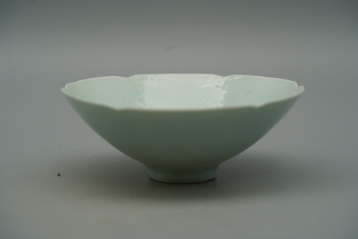 古玩 中国 高麗青磁 青磁 茶碗 亀 時代物