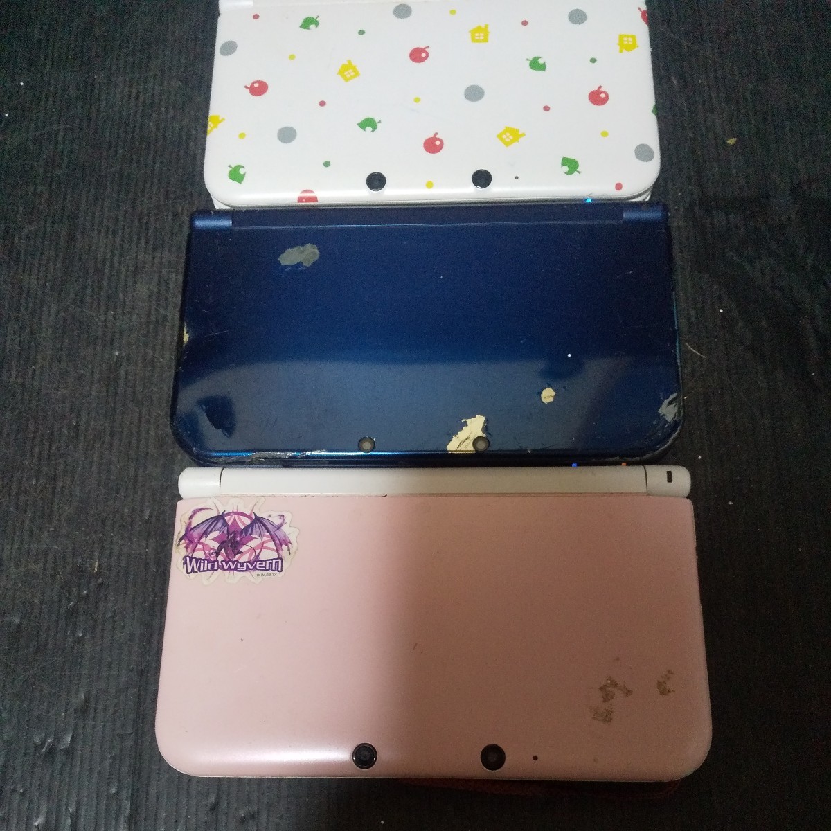 任天堂 3DSLL ジャンク品3点 ジャンク品 LL ニンテンドー ライトブルー
