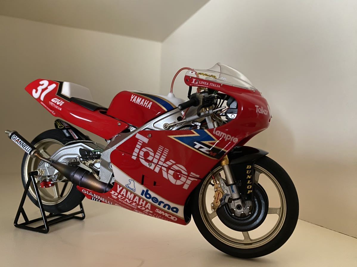 完成品 1/12 '93 TZ250M 原田哲也 田宮 Motogp WGP 1993 ロッシ 完成品 1/12 '93 TZ250M 原田哲也 田宮 Motogp WGP 1993 ロッシ