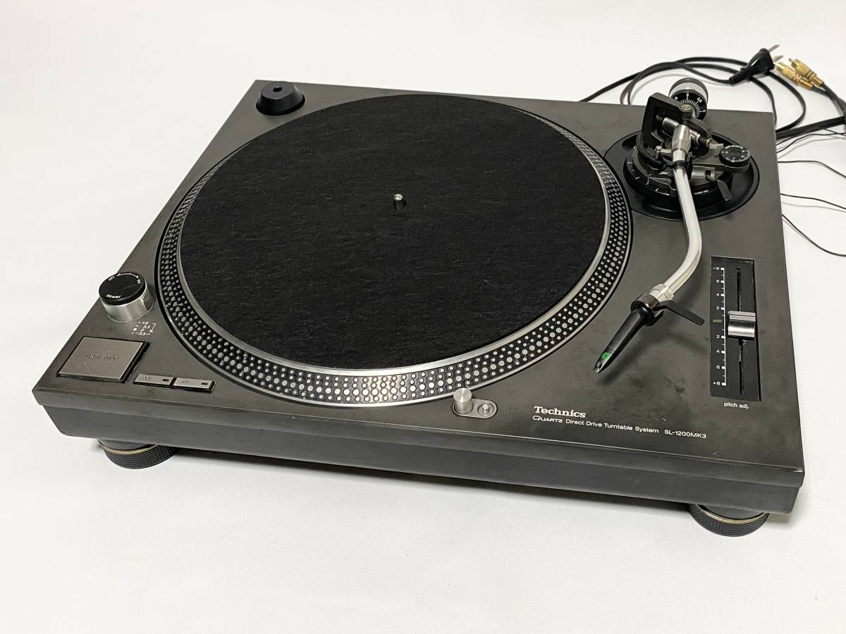 SL-1200MK3 ortofon VNLカートリッジ付き ターンテーブル Technics SL-1200MK3 ORTOFON Concorde MkII MIX TWIN