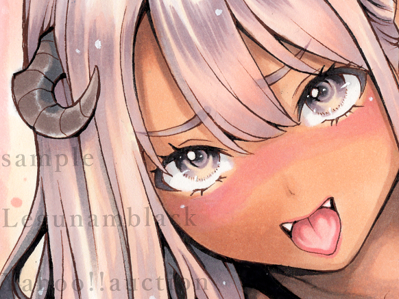 □オリジナル手描きイラスト/サキュバス/A4□(手描きイラスト)｜売買