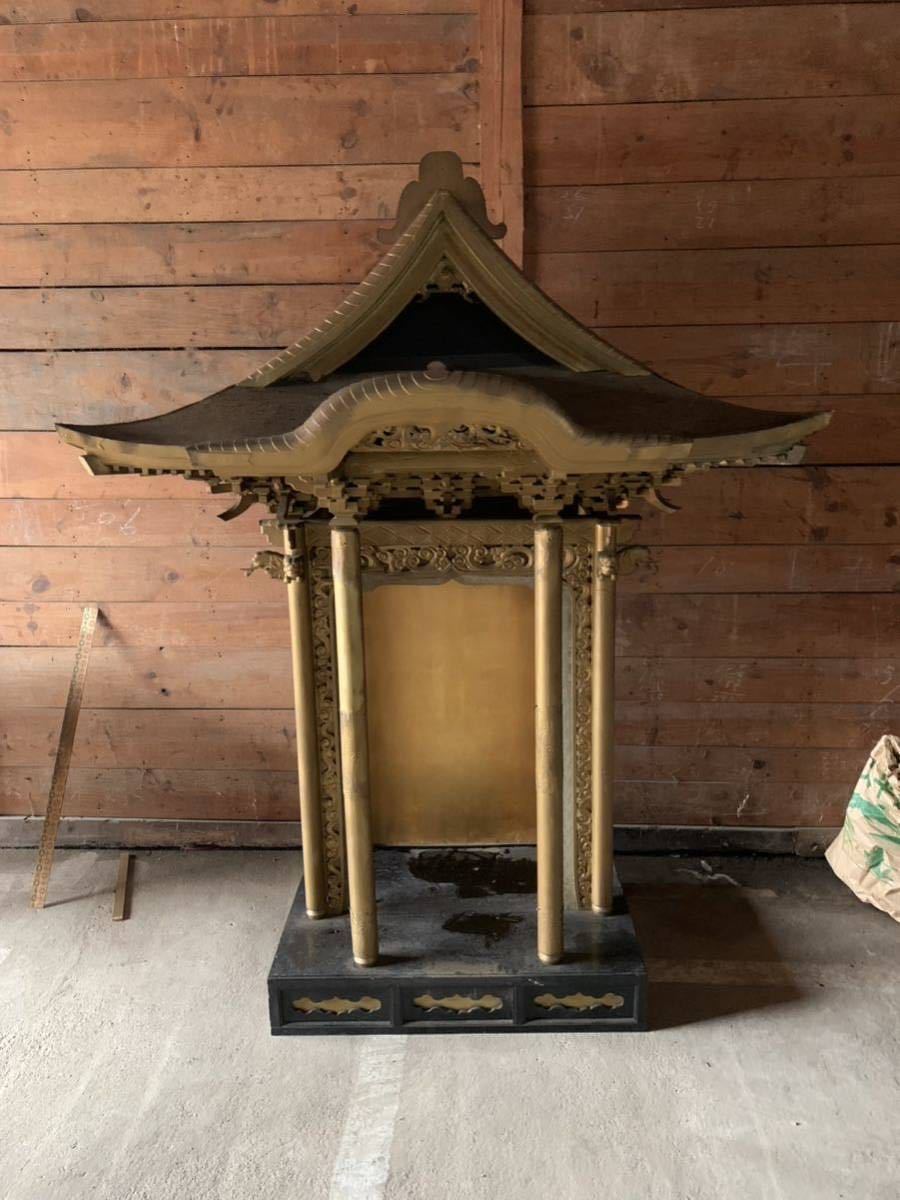 直接お引き取りできる方のみ 厨子 寺院買取品 仏具 当時物 一点物 高級 仏教 浄土真宗